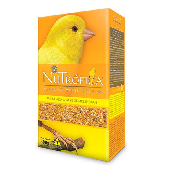 Encontraproduto.com.br - Farinhada Nutrópica para Canário a Base de Mel e Ovos