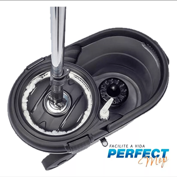 Encontraproduto.com.br - Balde Perfect Mop Move 360 C/ Rodas