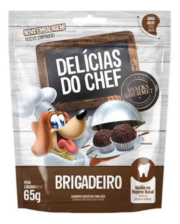 Snacks Petitos Delícias do Chef Brigadeiro 65g