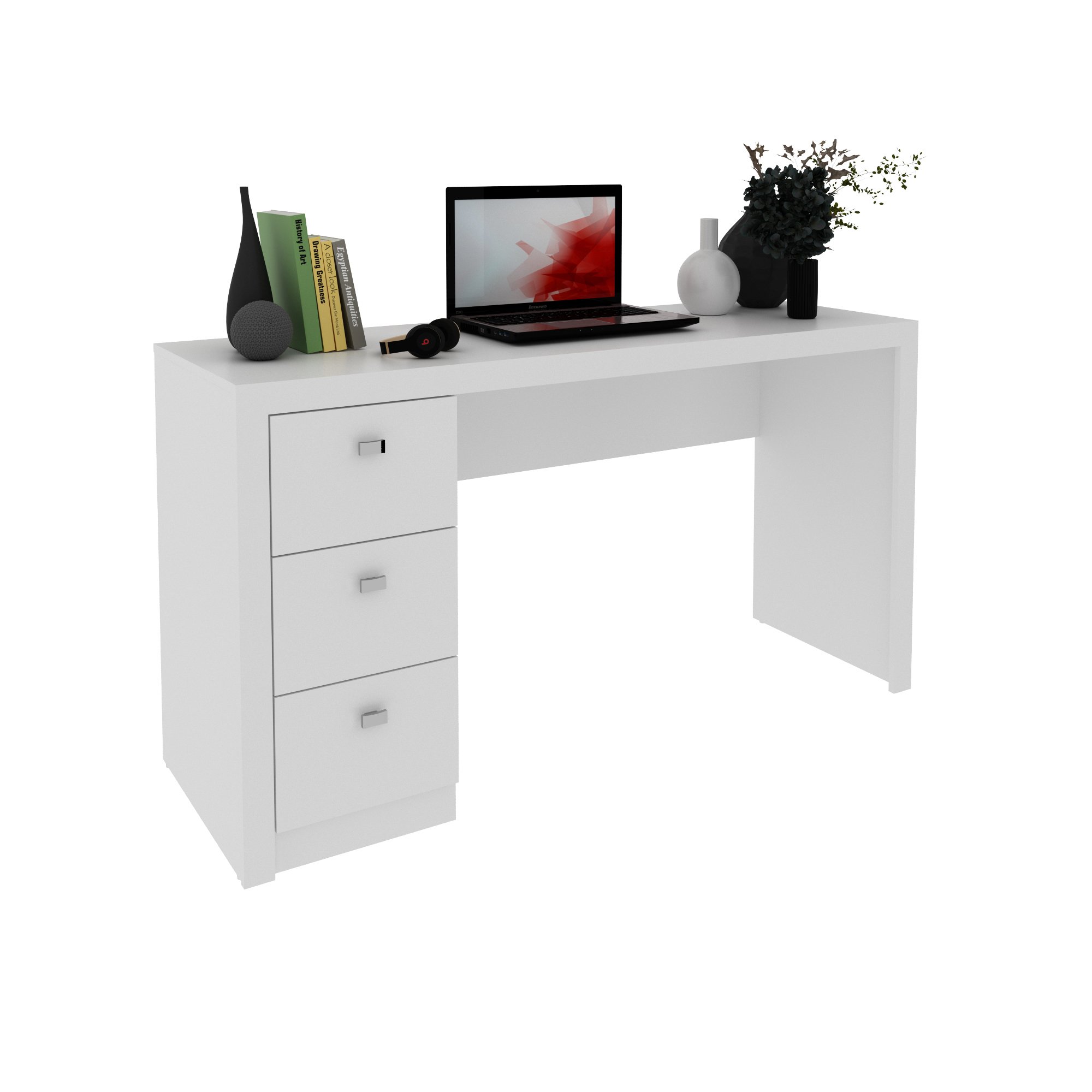 Encontraproduto.com.br - Mesa para Computador 3 Gavetas ME4102 Tecno Mobili