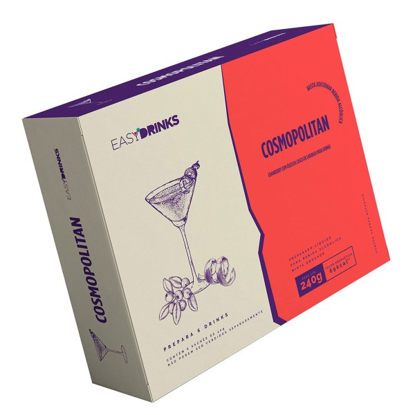 Encontraproduto.com.br - Preparo para Drink Cosmopolitan EasyDrinks Caixa 240g