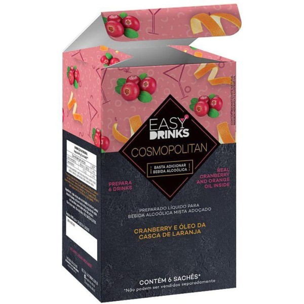 Encontraproduto.com.br - Preparo para Drink Cosmopolitan EasyDrinks Caixa 240g