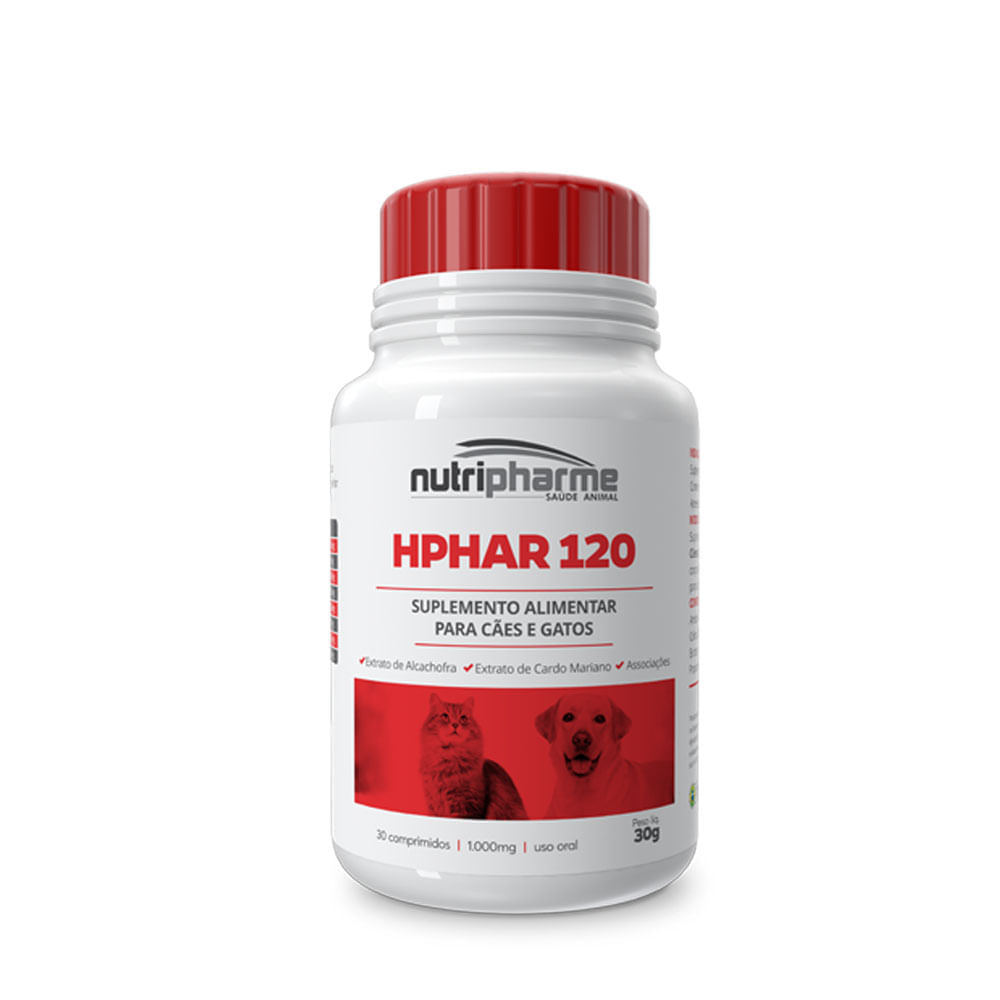 Hphar 120 Suplemento para Cães e Gatos