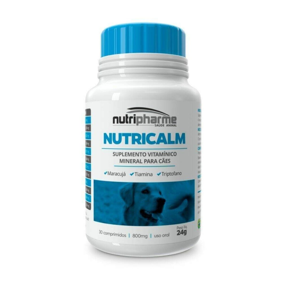 Encontraproduto.com.br - Suplemento para Cães - Nutricalm 30comp. - Nutripharme