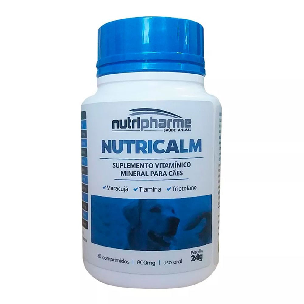 Encontraproduto.com.br - Suplemento para Cães - Nutricalm 30comp. - Nutripharme