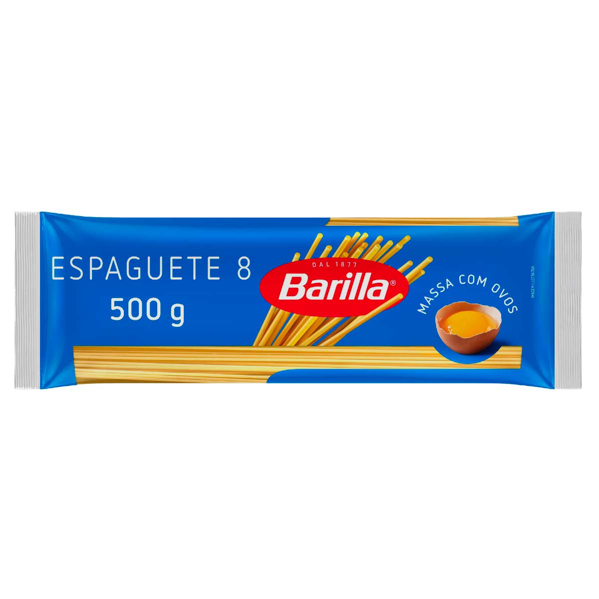 Encontraproduto.com.br - Macarrão com Ovos Barilla Espaguete 8 Pacote com 500g
