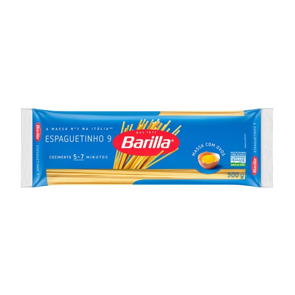 Encontraproduto.com.br - Macarrao Barilla Com Ovos Espaguete 9 500G