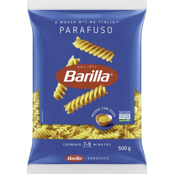 Encontraproduto.com.br - Macarrão com Ovos Barilla Parafuso Pacote com 500g