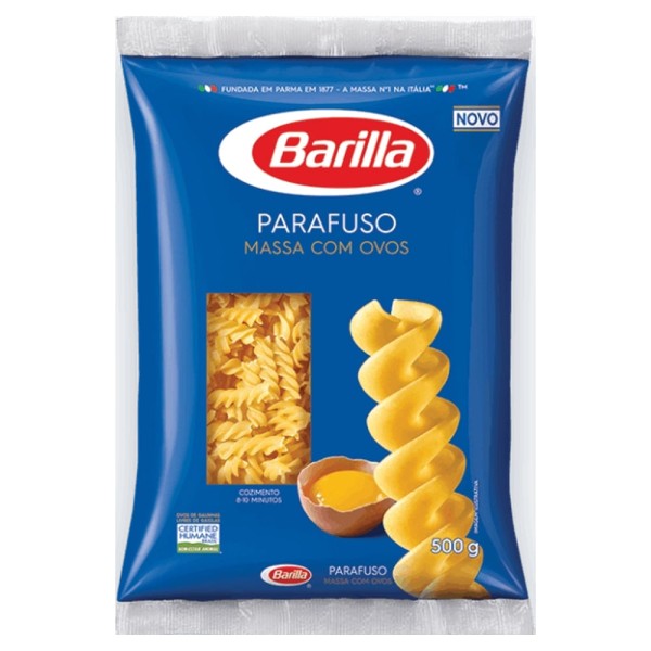 Encontraproduto.com.br - Macarrão com Ovos Barilla Parafuso Pacote com 500g