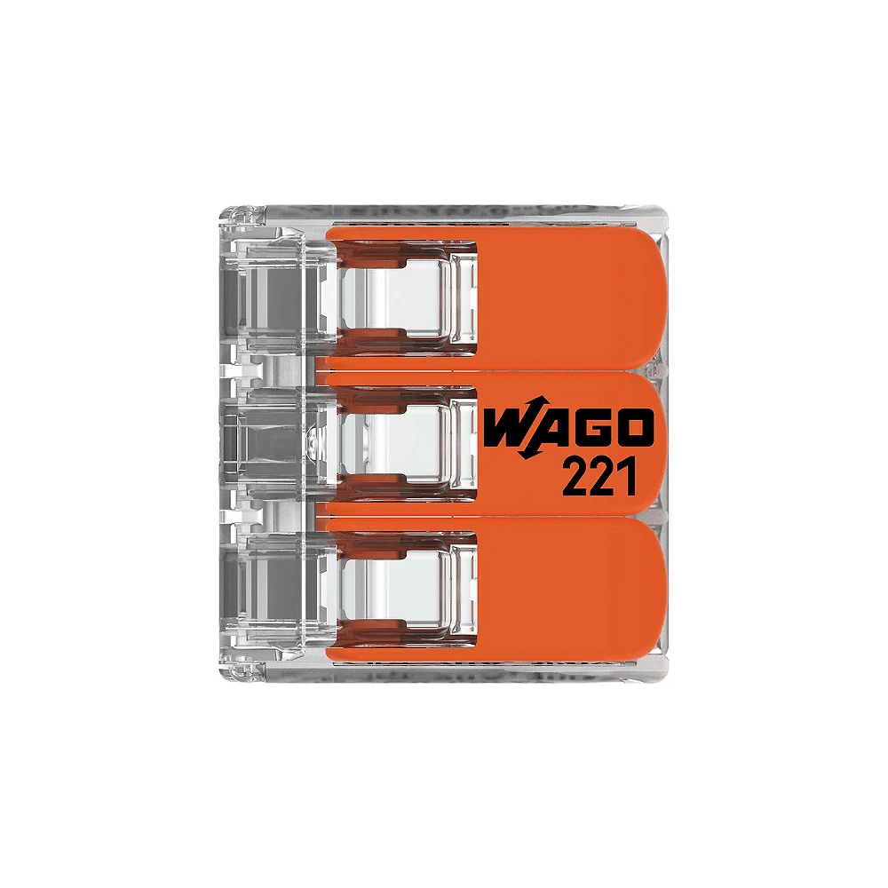 Encontraproduto.com.br - Conectores com Emenda de 3 Polos 32A Com 4 Unidades Wago
