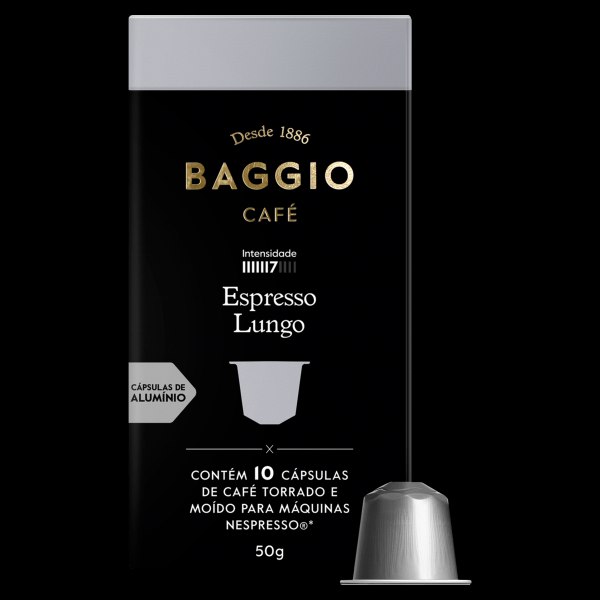 Encontraproduto.com.br - Capsulas Nespresso Café Baggio Espresso Lungo