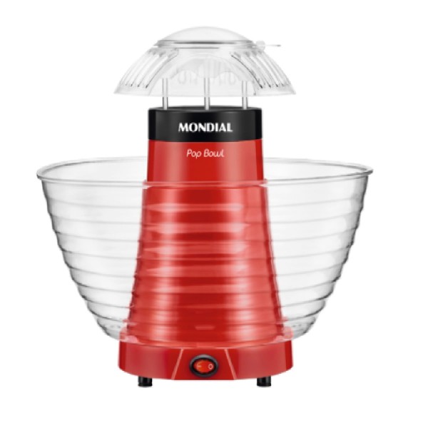 Encontraproduto.com.br - Pipoqueira Pop Bowl Mondial Pp-05 -220v-vermelho