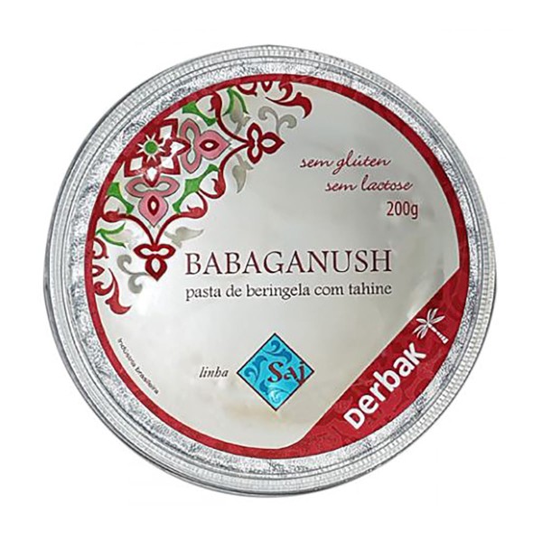 Babaganush Pasta De Berinjela Com Tahine Derbak 200 G