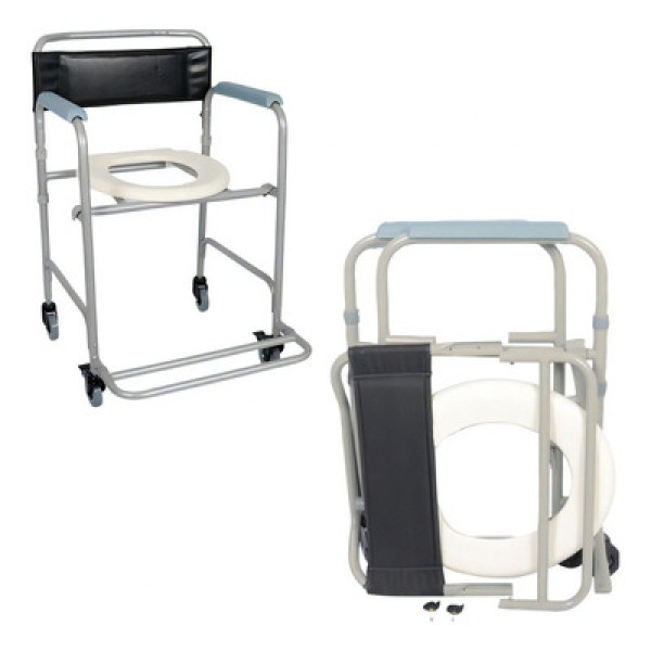 Encontraproduto.com.br - Cadeira Higiênica D40 Em Aço - Dellamed
