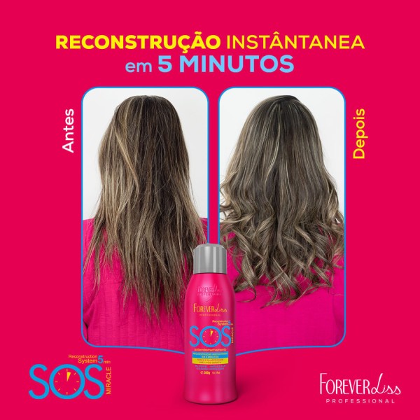 Encontraproduto.com.br - Reconstrutor SOS Antiemborrachamento 300ml Forever Liss