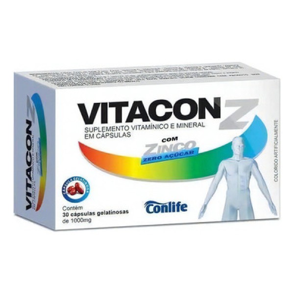Encontraproduto.com.br - Vitacon Z Conlife 60 cápsulas