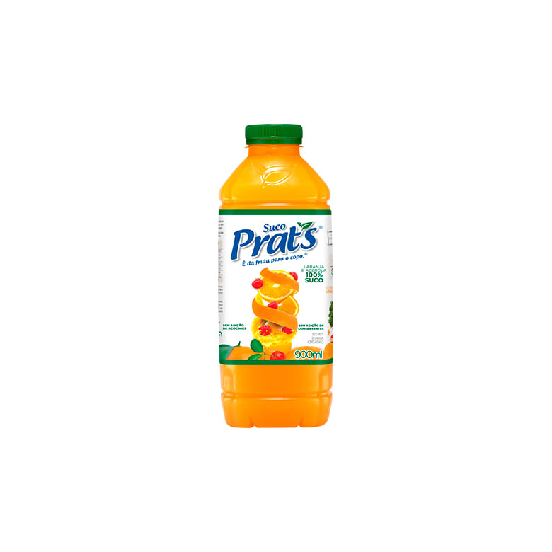 Encontraproduto.com.br - Suco Refrigerado Prats 900ml Laranja Acer Maça