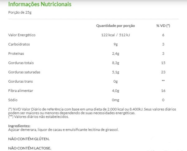 Encontraproduto.com.br - Tablete Chocolate 70% Cacau 80g - Espírito Cacau