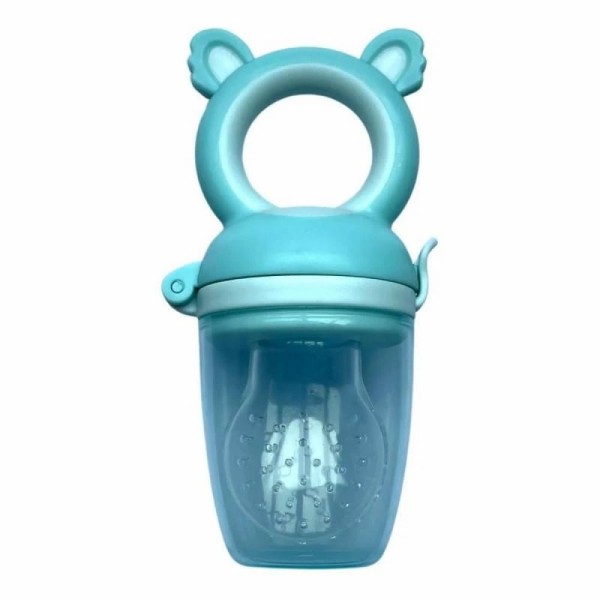 Encontraproduto.com.br - Porta Frutinha Babydeas Formato Anatômico 100% Bpa Free Cores Sortidas 1 Unidade
