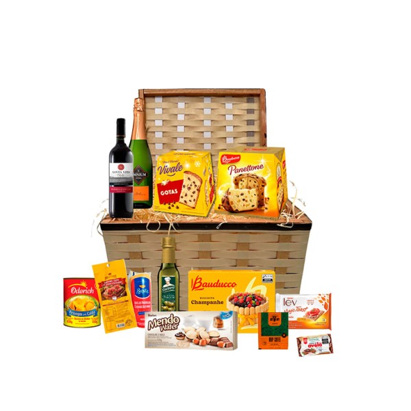 Encontraproduto.com.br - Cesta Natal Silvestre Extravaganza com 10 Itens