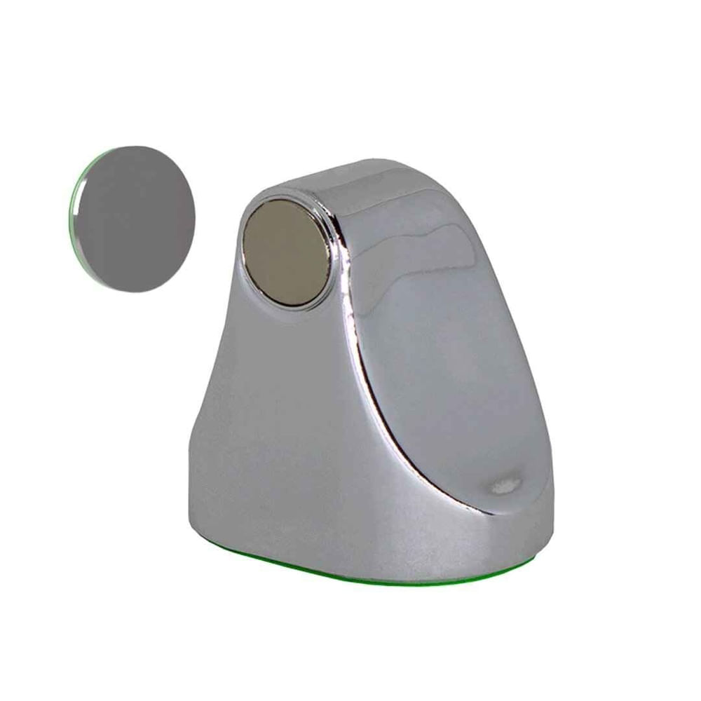 Encontraproduto.com.br - Trava Porta Magnético Dupla Face Cromado Prendedor De Porta