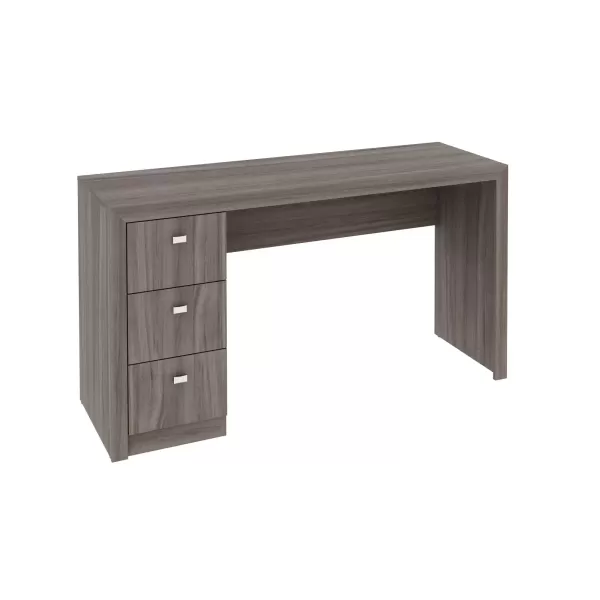 Encontraproduto.com.br - Mesa Para Computador 3 Gavetas ME4102 Carvalho - Tecno Mobili