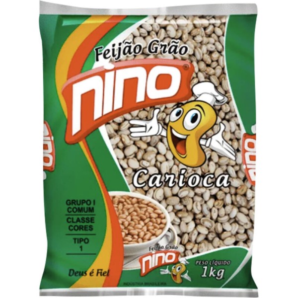Encontraproduto.com.br - Feijão Carioca Grão Nino Tipo 1 Pacote com 1kg