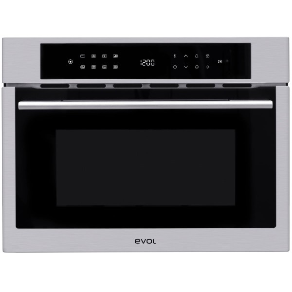 Encontraproduto.com.br - Micro-ondas Evol de Embutir IX13 35L Inox Preto 220V EMCEB0352A