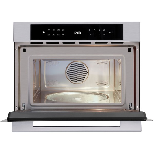 Encontraproduto.com.br - Micro-ondas Evol de Embutir IX13 35L Inox Preto 220V EMCEB0352A