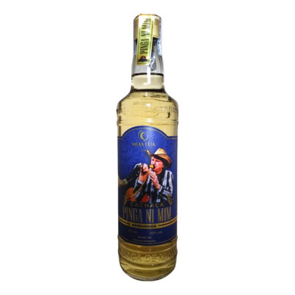 Cachaça Meia Lua Pinga Ni Mim Amburana 670ml