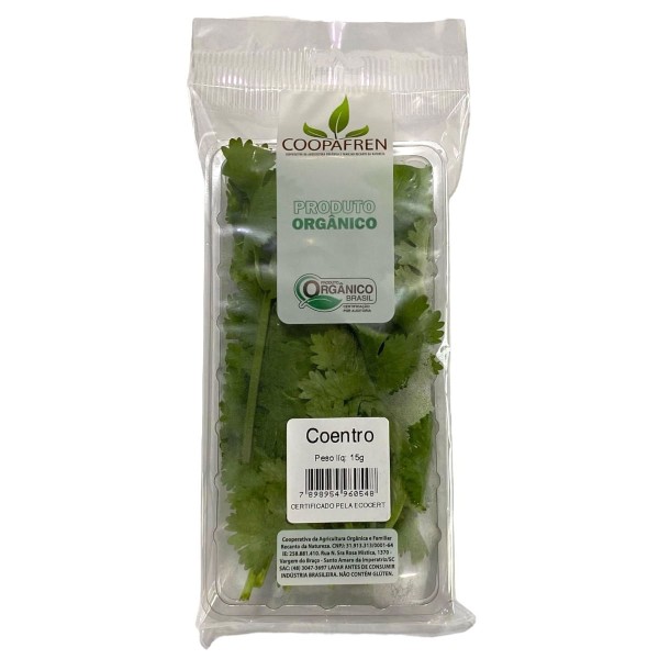 Encontraproduto.com.br - Coentro COOPAFREN Orgânico 15g