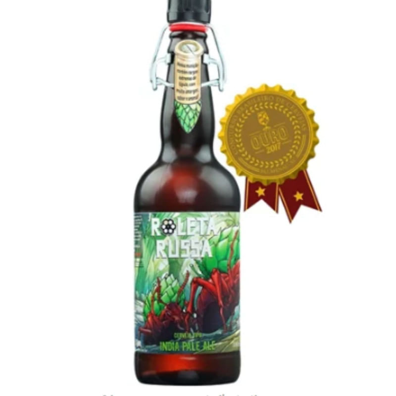 Encontraproduto.com.br - Cerveja Roleta Russa Ipa GF 500ML
