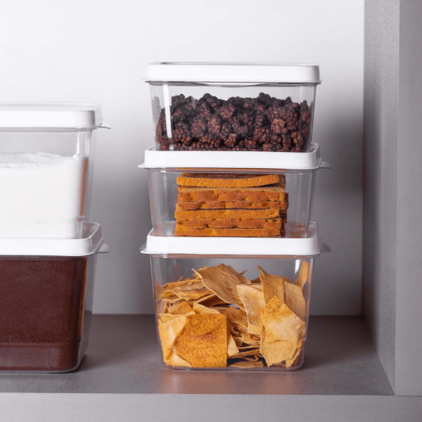 Encontraproduto.com.br - Pote para Mantimentos Retangular 1,6 Litros