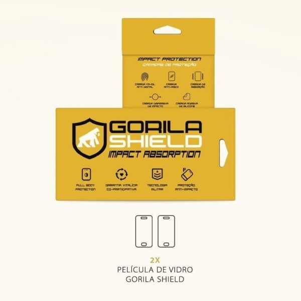 Encontraproduto.com.br - Película de Vidro Dupla para Motorola Moto X Play - Gorila Shield