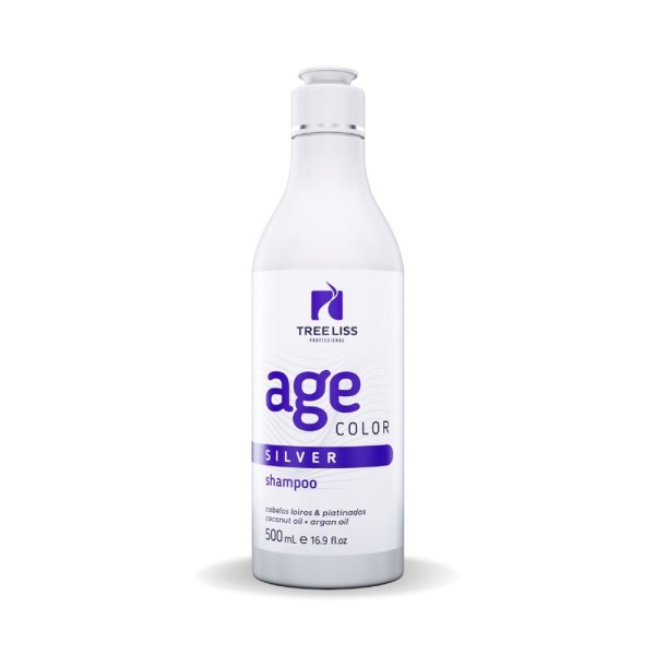 Shampoo Loiros E Grisalhos Silver Age Color 500Ml Tree Liss