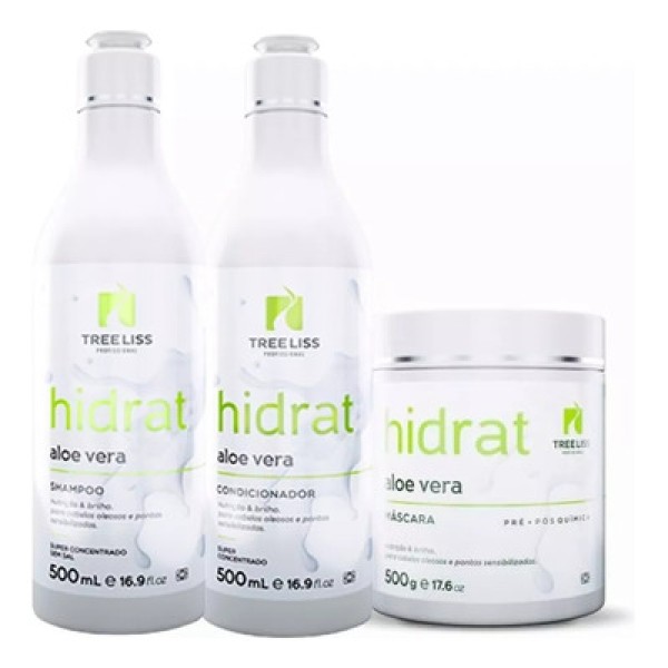 Encontraproduto.com.br - Shampoo Hidratação Capilar Aloe Vera 500Ml Tree Liss