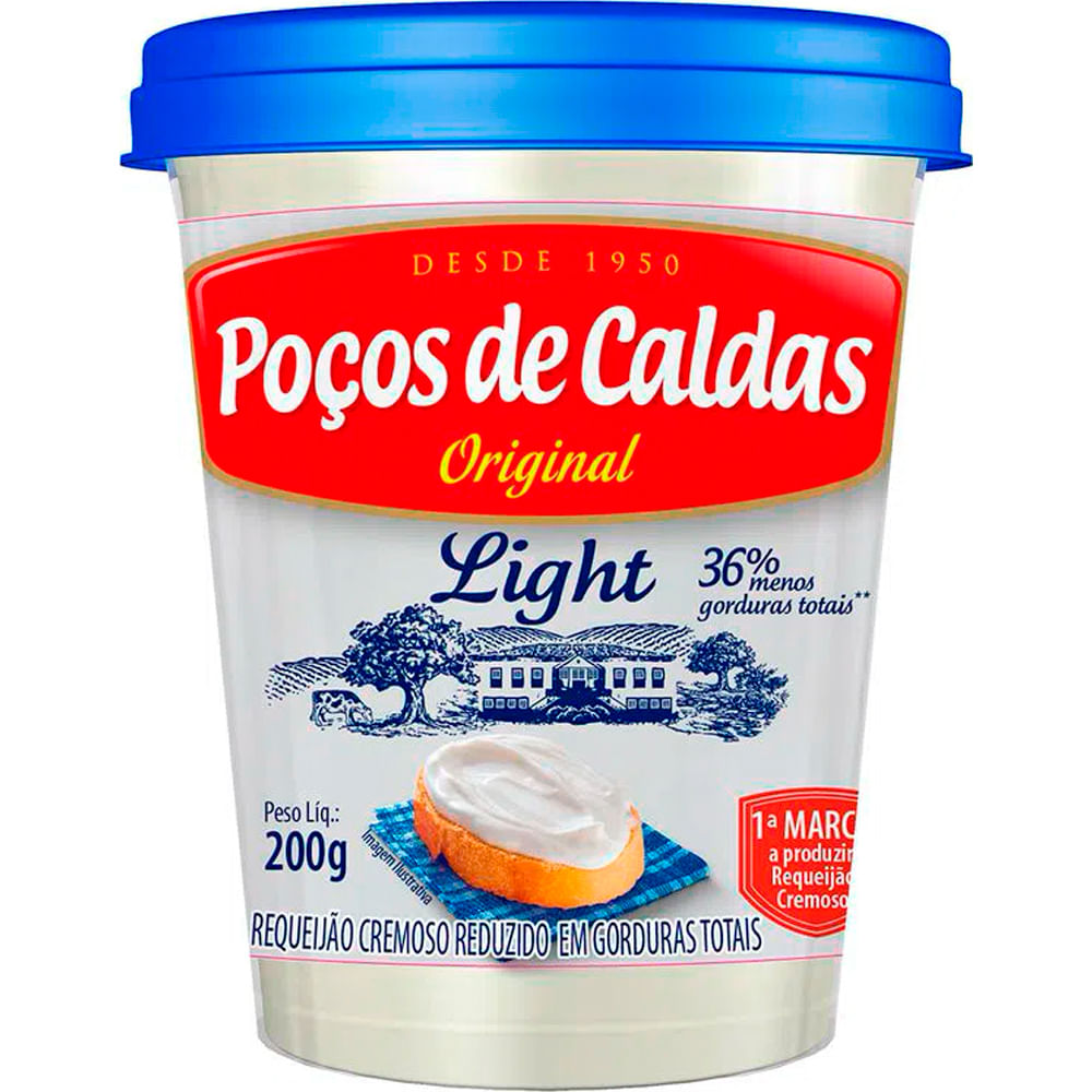Encontraproduto.com.br - Requeijão Poços de Caldas Ligth 200g