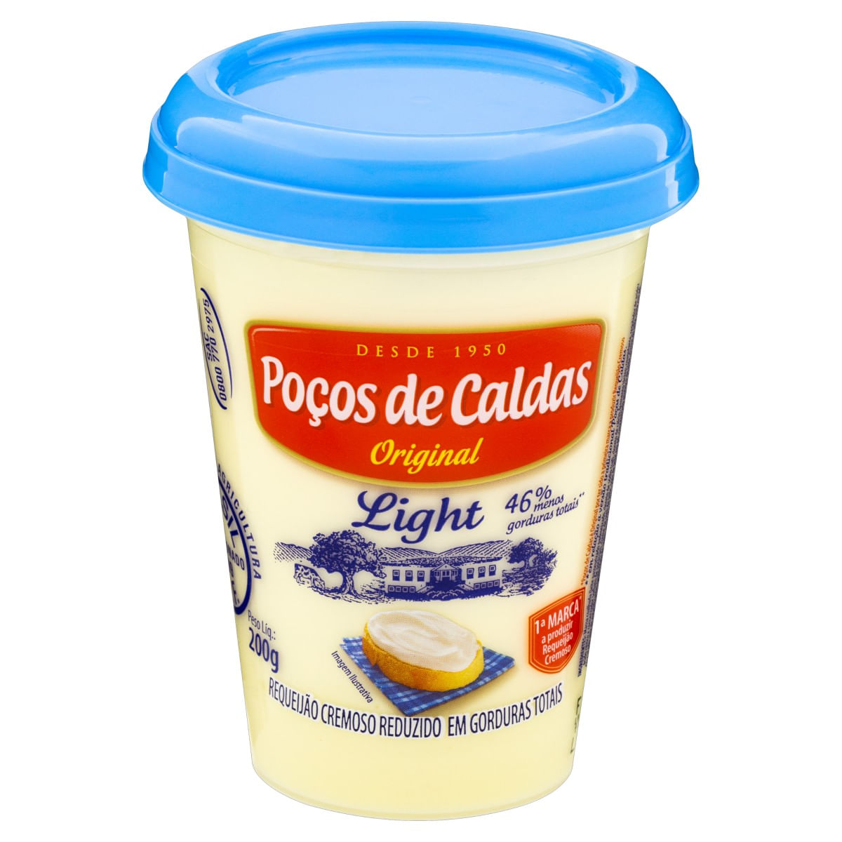 Encontraproduto.com.br - Requeijão Poços de Caldas Ligth 200g