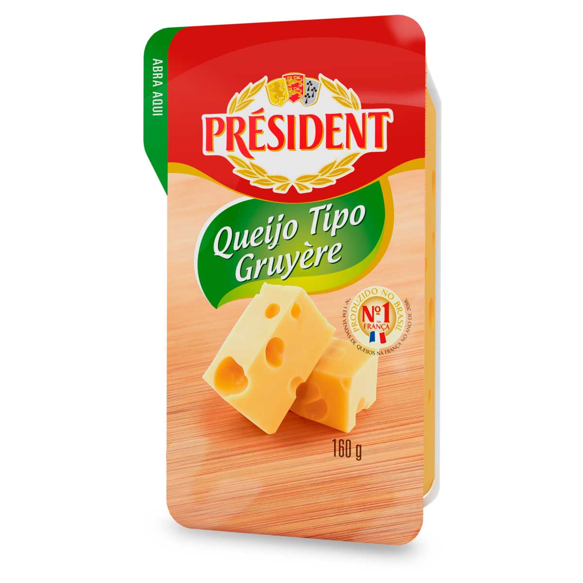 Encontraproduto.com.br - Queijo Tipo Gruyère Président Embalagem com 160g