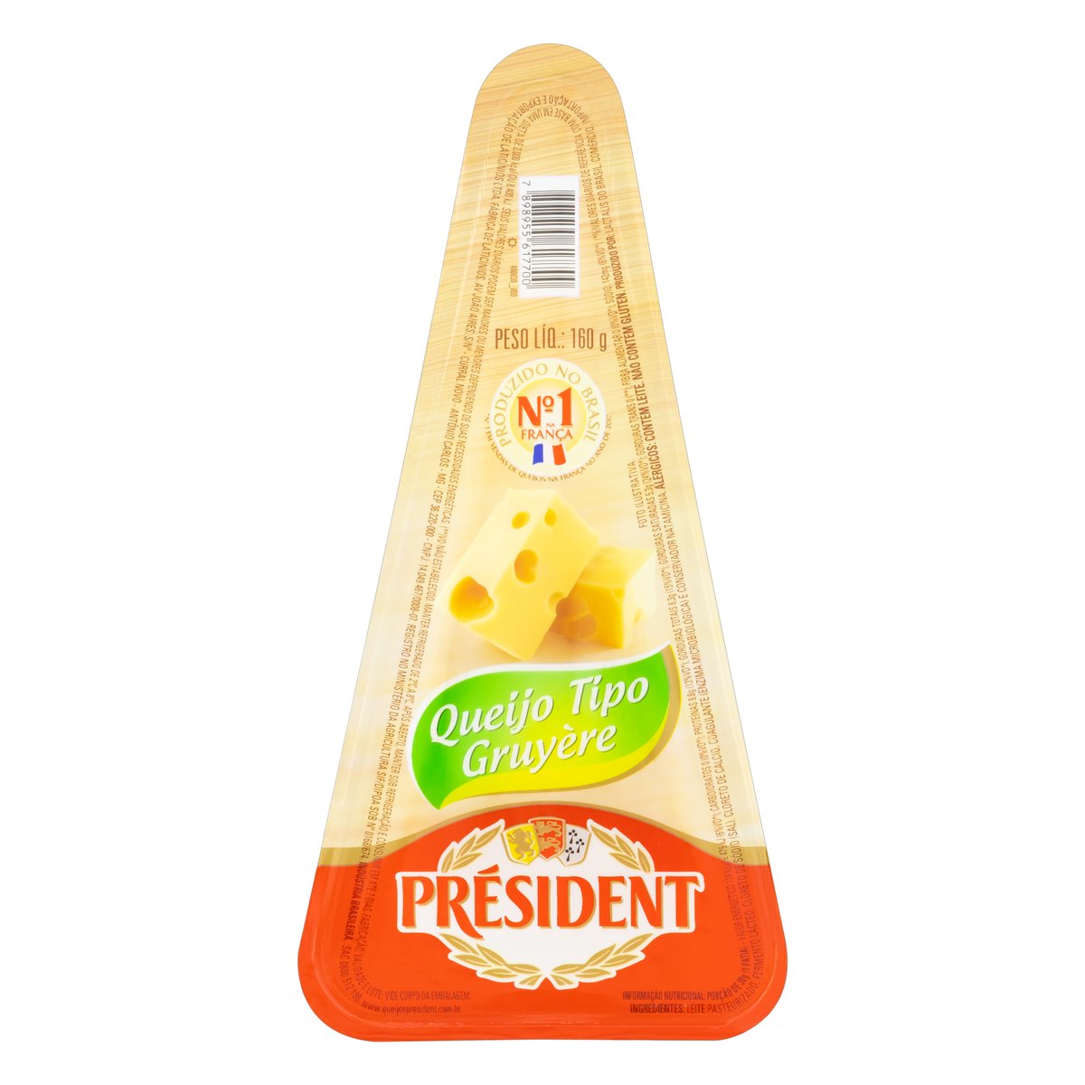 Encontraproduto.com.br - Queijo Tipo Gruyère Président Embalagem com 160g