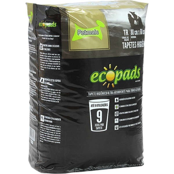 Encontraproduto.com.br - Tapete Higiênico Ecopads 07 Un para Cães com Atrativo Canino - Petmais