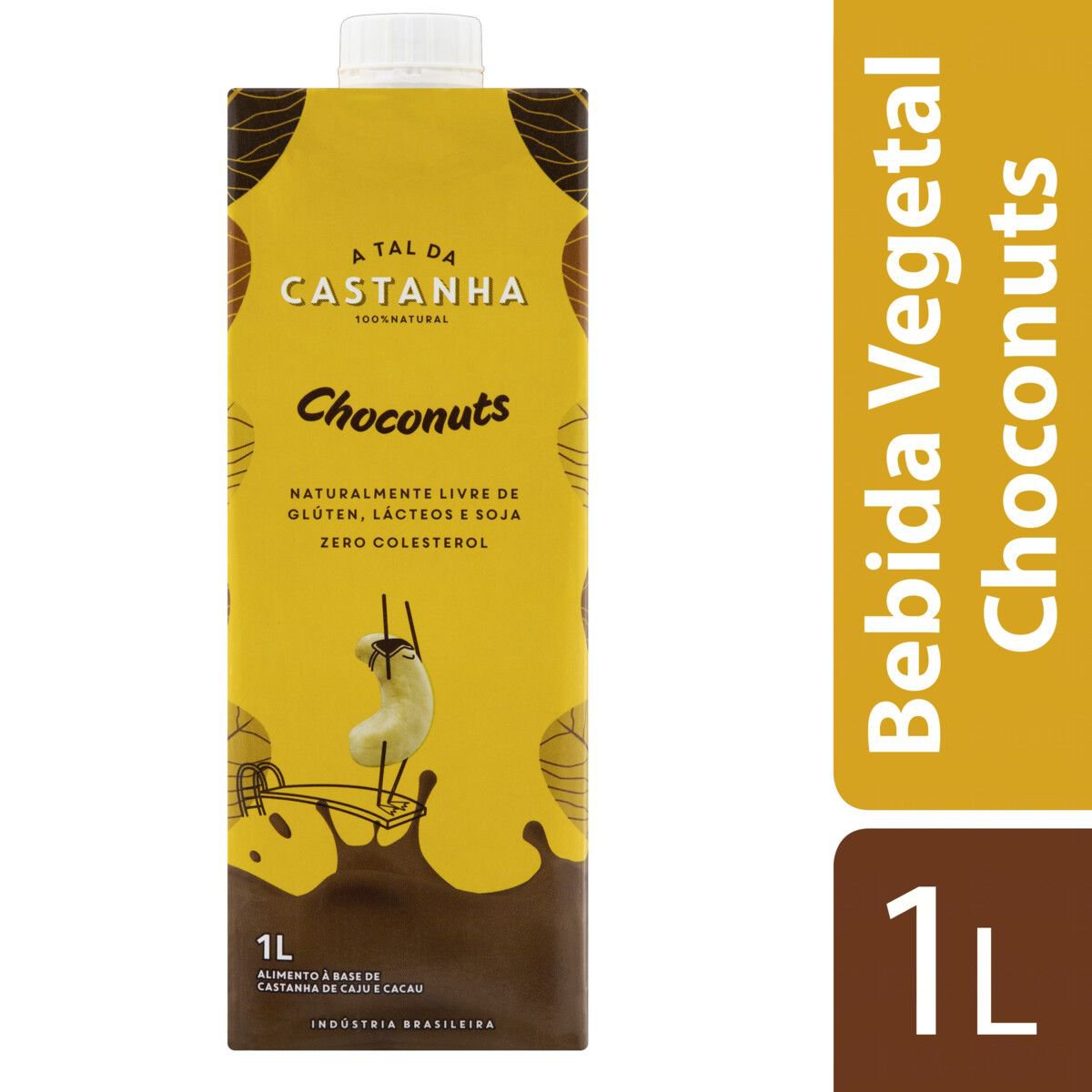 Bebida A Tal da Castanha Choconuts TP com 1L
