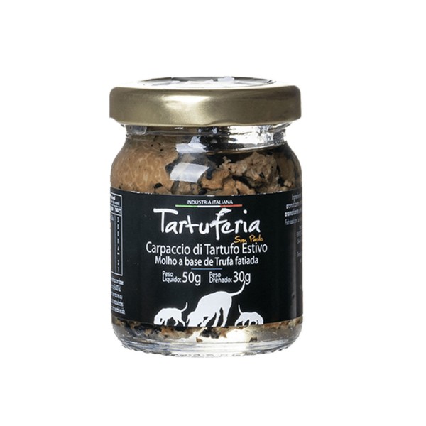Encontraproduto.com.br - Carpaccio de Trufa Fatiada Tartuferia San Paolo 50g
