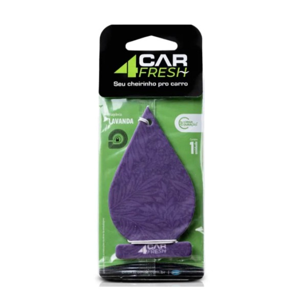 Encontraproduto.com.br - Aromatizante Auto 4Car Fresh Folha Vanilla