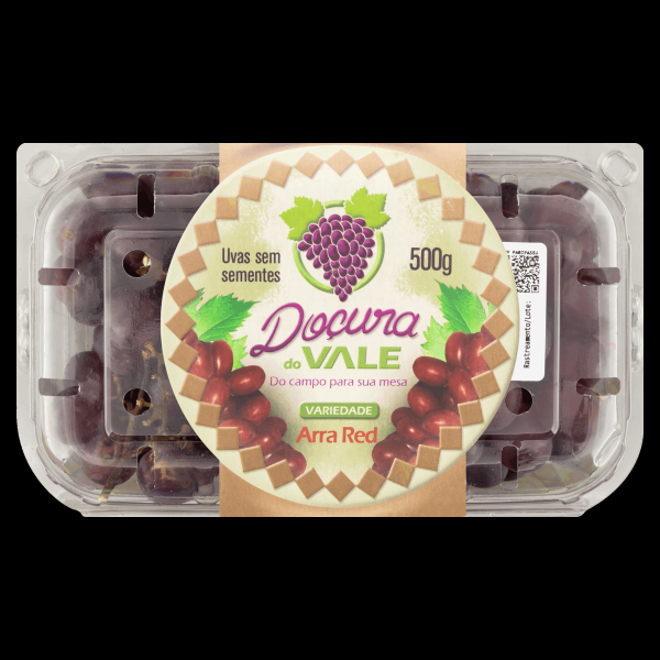 Uva Arra Red sem Semente Doçura do Vale 500g