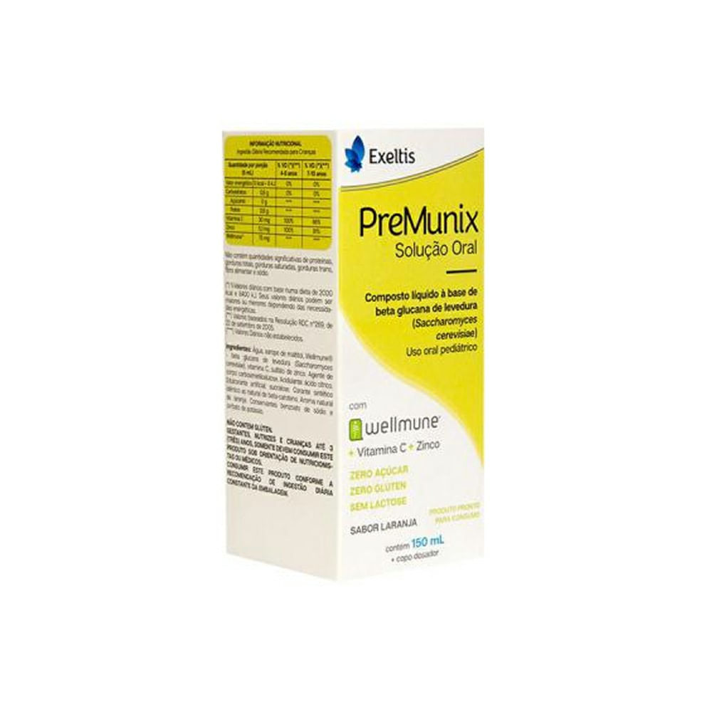 Premunix Solução Oral Sabor Laranja 150ml
