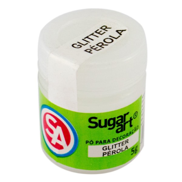 Pó Para Decoração Glitter Pérola 5g SUGAR ART