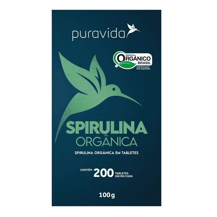 Encontraproduto.com.br - Spirulina Premium Puravida 100g