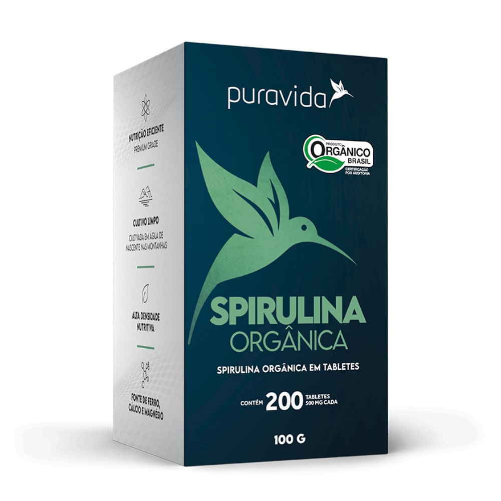 Encontraproduto.com.br - Spirulina Premium Puravida 100g