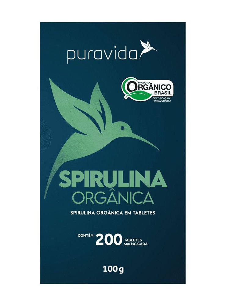 Encontraproduto.com.br - Spirulina Premium Puravida 100g